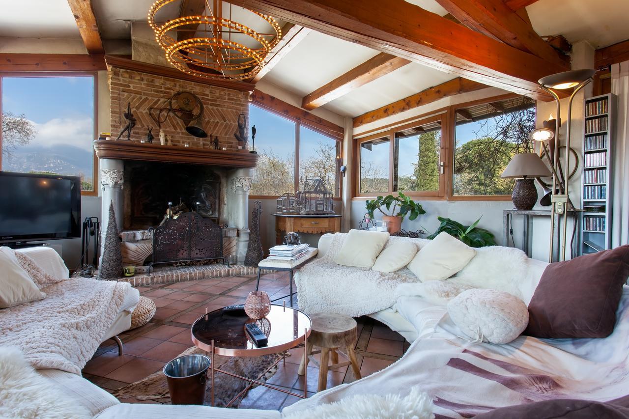 Bed and Breakfast Le Mas Shabanou à Roquefort-les-Pins Extérieur photo